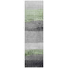 Piper Looms Chantille Stripes ACN1883 Aloe Machine Washable Area Rug Runner Main Image