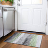 Piper Looms Chantille Stripes ACN1883 Aloe Machine Washable Area Rug Scatter Lifestyle Image Feature