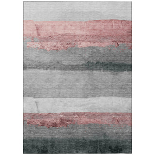 Piper Looms Chantille Stripes ACN1883 Blush Machine Washable Area Rug main image