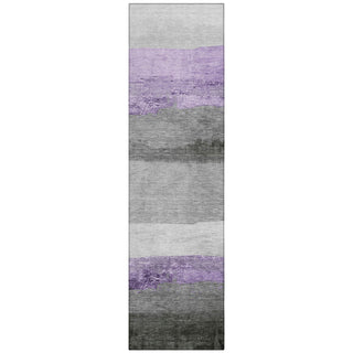 Piper Looms Chantille Stripes ACN1883 Lavender Machine Washable Area Rug Runner Main Image