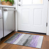 Piper Looms Chantille Stripes ACN1883 Lavender Machine Washable Area Rug Scatter Lifestyle Image Feature