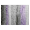 Piper Looms Chantille Stripes ACN1883 Lavender Machine Washable Area Rug Scatter Main Image