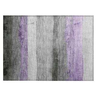 Piper Looms Chantille Stripes ACN1883 Lavender Machine Washable Area Rug Scatter Main Image