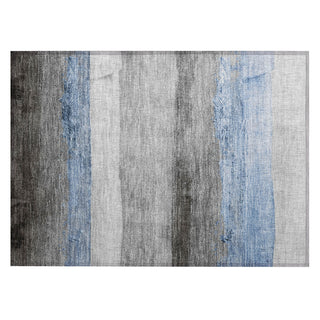 Piper Looms Chantille Stripes ACN1883 Sky Machine Washable Area Rug Scatter Main Image