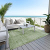 Piper Looms Chantille Modern ACN1884 Aloe Machine Washable Area Rug Outdoor Lifestyle Image Feature