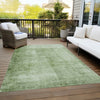 Piper Looms Chantille Modern ACN1884 Aloe Machine Washable Area Rug Outdoor Lifestyle Image Feature
