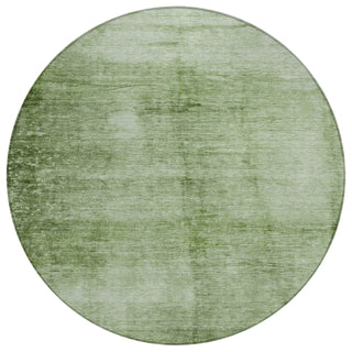 Piper Looms Chantille Modern ACN1884 Aloe Machine Washable Area Rug Round Main Image