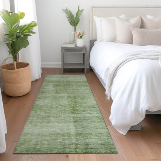 Piper Looms Chantille Modern ACN1884 Aloe Machine Washable Area Rug Runner Lifestyle Image Feature
