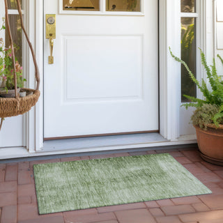 Piper Looms Chantille Modern ACN1884 Aloe Machine Washable Area Rug Scatter Outdoor Lifestyle Image Feature