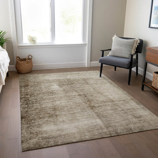 Piper Looms Chantille Modern ACN1884 Beige Machine Washable Area Rug Lifestyle Image Feature