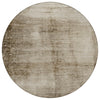 Piper Looms Chantille Modern ACN1884 Beige Machine Washable Area Rug Round Main Image