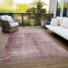 Piper Looms Chantille Modern ACN1884 Blush Machine Washable Area Rug Outdoor Lifestyle Image Feature