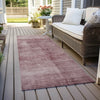 Piper Looms Chantille Modern ACN1884 Blush Machine Washable Area Rug Runner Outdoor Lifestyle Image Feature