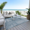 Piper Looms Chantille Modern ACN1884 Denim Machine Washable Area Rug Outdoor Lifestyle Image Feature