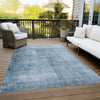 Piper Looms Chantille Modern ACN1884 Denim Machine Washable Area Rug Outdoor Lifestyle Image Feature