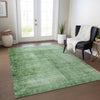 Piper Looms Chantille Modern ACN1884 Green Machine Washable Area Rug Lifestyle Image Feature