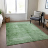 Piper Looms Chantille Modern ACN1884 Green Machine Washable Area Rug Lifestyle Image Feature