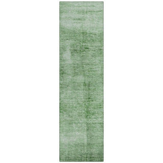 Piper Looms Chantille Modern ACN1884 Green Machine Washable Area Rug Runner Main Image