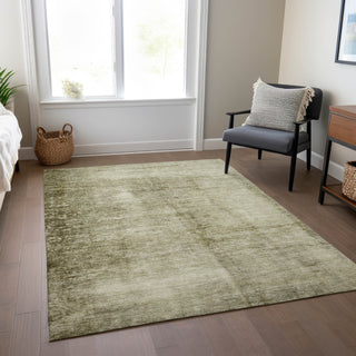 Piper Looms Chantille Modern ACN1884 Khaki Machine Washable Area Rug Lifestyle Image Feature