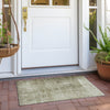 Piper Looms Chantille Modern ACN1884 Khaki Machine Washable Area Rug Scatter Outdoor Lifestyle Image Feature