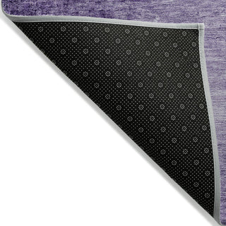 Piper Looms Chantille Modern ACN1884 Purple Machine Washable Area Rug Backing Image