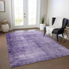 Piper Looms Chantille Modern ACN1884 Purple Machine Washable Area Rug Lifestyle Image Feature