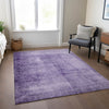 Piper Looms Chantille Modern ACN1884 Purple Machine Washable Area Rug Lifestyle Image Feature