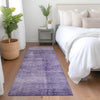 Piper Looms Chantille Modern ACN1884 Purple Machine Washable Area Rug Runner Lifestyle Image Feature