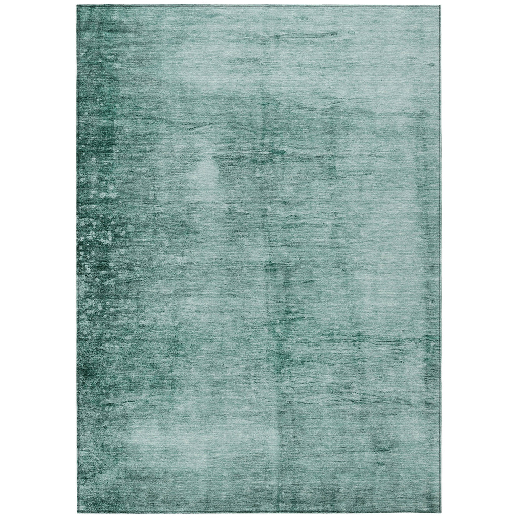 Piper Looms Chantille Modern ACN1884 Teal Machine Washable Area Rug main image