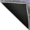 Piper Looms Chantille Modern ACN1885 Purple Machine Washable Area Rug Backing Image