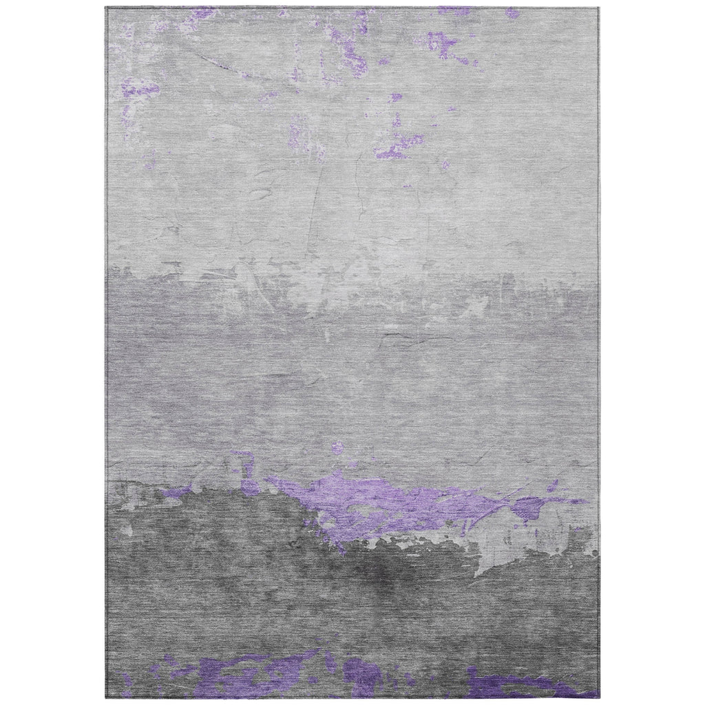 Piper Looms Chantille Modern ACN1885 Purple Machine Washable Area Rug main image