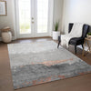 Piper Looms Chantille Modern ACN1885 Salmon Machine Washable Area Rug Lifestyle Image Feature