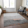 Piper Looms Chantille Modern ACN1885 Salmon Machine Washable Area Rug Lifestyle Image Feature