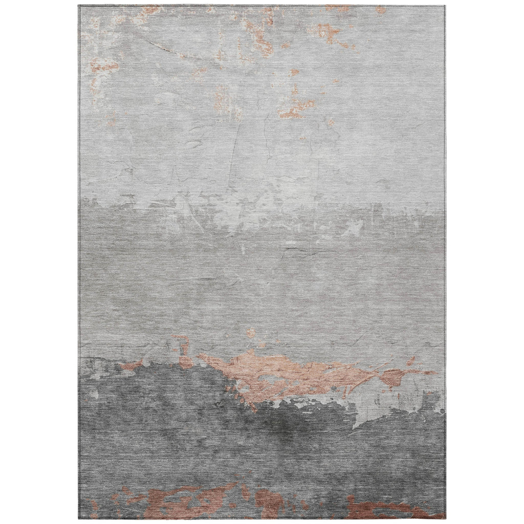 Piper Looms Chantille Modern ACN1885 Salmon Machine Washable Area Rug main image
