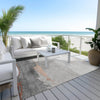 Piper Looms Chantille Modern ACN1885 Salmon Machine Washable Area Rug Outdoor Lifestyle Image Feature