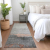 Piper Looms Chantille Modern ACN1885 Salmon Machine Washable Area Rug Runner Lifestyle Image Feature
