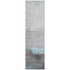 Piper Looms Chantille Modern ACN1885 Teal Machine Washable Area Rug Runner Main Image