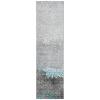 Piper Looms Chantille Modern ACN1885 Teal Machine Washable Area Rug Runner Main Image