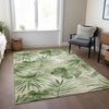 Piper Looms Chantille Floral ACN1886 Aloe Machine Washable Area Rug Lifestyle Image Feature