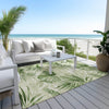 Piper Looms Chantille Floral ACN1886 Aloe Machine Washable Area Rug Outdoor Lifestyle Image Feature