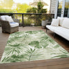 Piper Looms Chantille Floral ACN1886 Aloe Machine Washable Area Rug Outdoor Lifestyle Image Feature