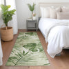 Piper Looms Chantille Floral ACN1886 Aloe Machine Washable Area Rug Runner Lifestyle Image Feature