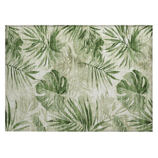 Piper Looms Chantille Floral ACN1886 Aloe Machine Washable Area Rug Scatter Main Image