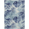Piper Looms Chantille Floral ACN1886 Blue Machine Washable Area Rug main image