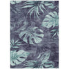Piper Looms Chantille Floral ACN1887 Blue Machine Washable Area Rug main image
