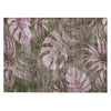 Piper Looms Chantille Floral ACN1887 Brown Machine Washable Area Rug Scatter Main Image