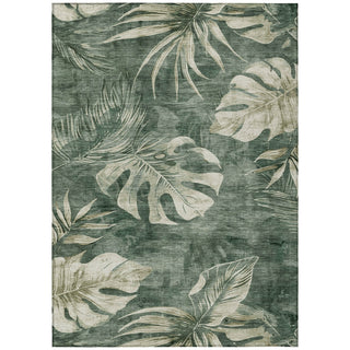 Piper Looms Chantille Floral ACN1887 Fern Machine Washable Area Rug main image