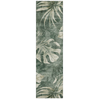 Piper Looms Chantille Floral ACN1887 Fern Machine Washable Area Rug Runner Main Image