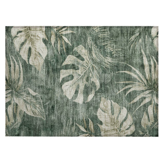Piper Looms Chantille Floral ACN1887 Fern Machine Washable Area Rug Scatter Main Image