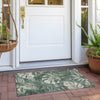 Piper Looms Chantille Floral ACN1887 Fern Machine Washable Area Rug Scatter Outdoor Lifestyle Image Feature